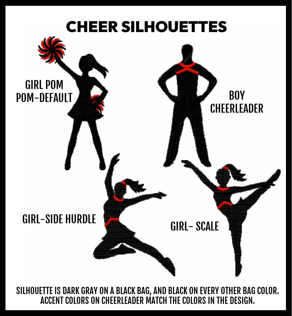 Scale Cheer Cheerleading Scale Silhouette