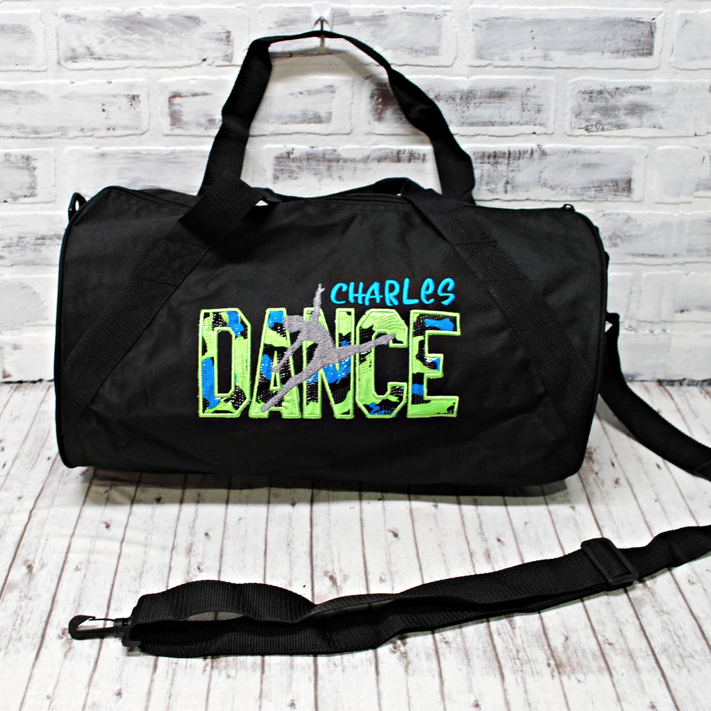 Personalized boys dance duffle bag