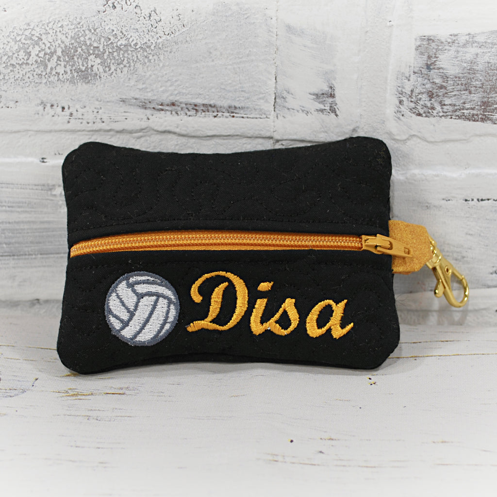 Personalized Volleyball Zippered Case
