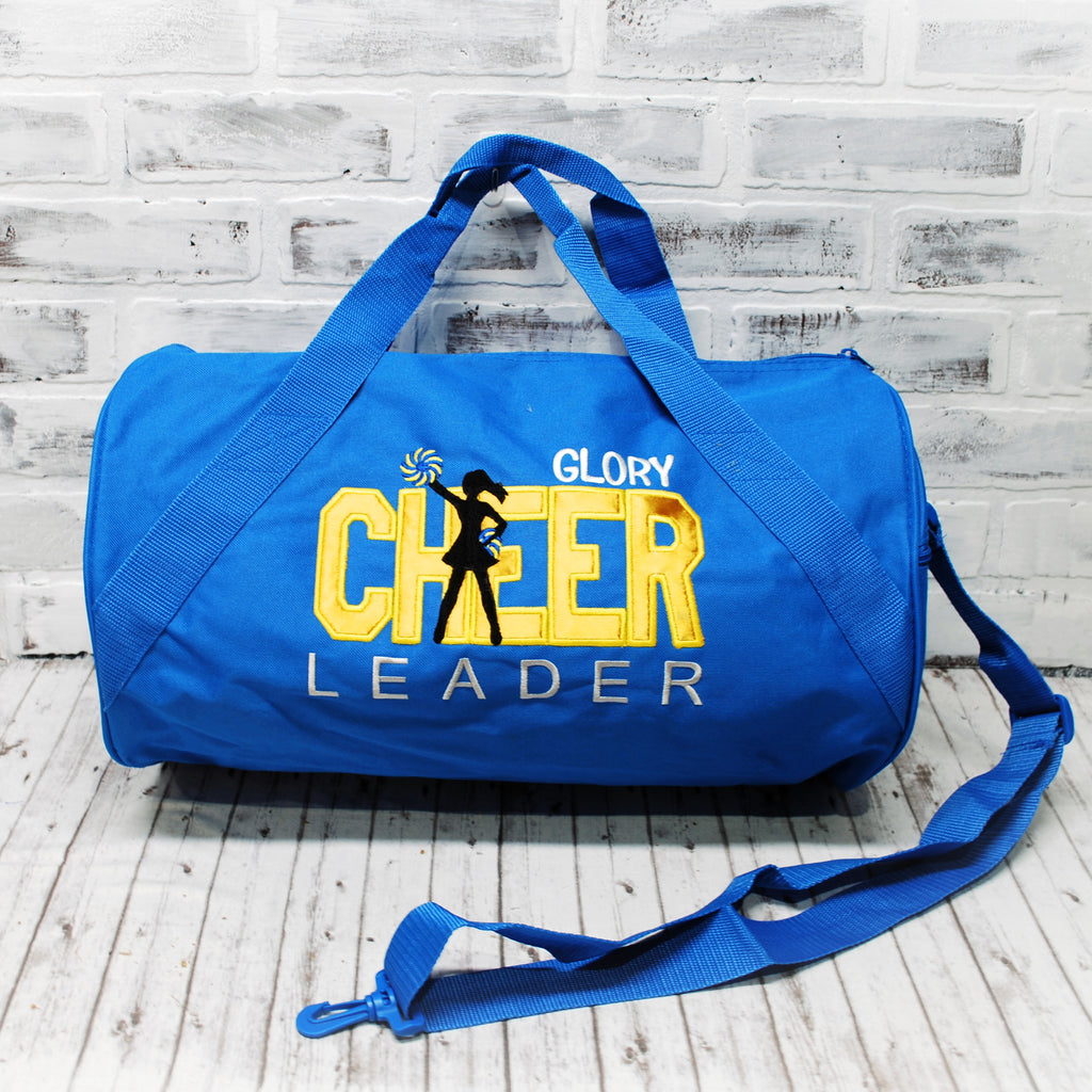 Personalized Sport Gold and Royal Cheer Duffle Bag