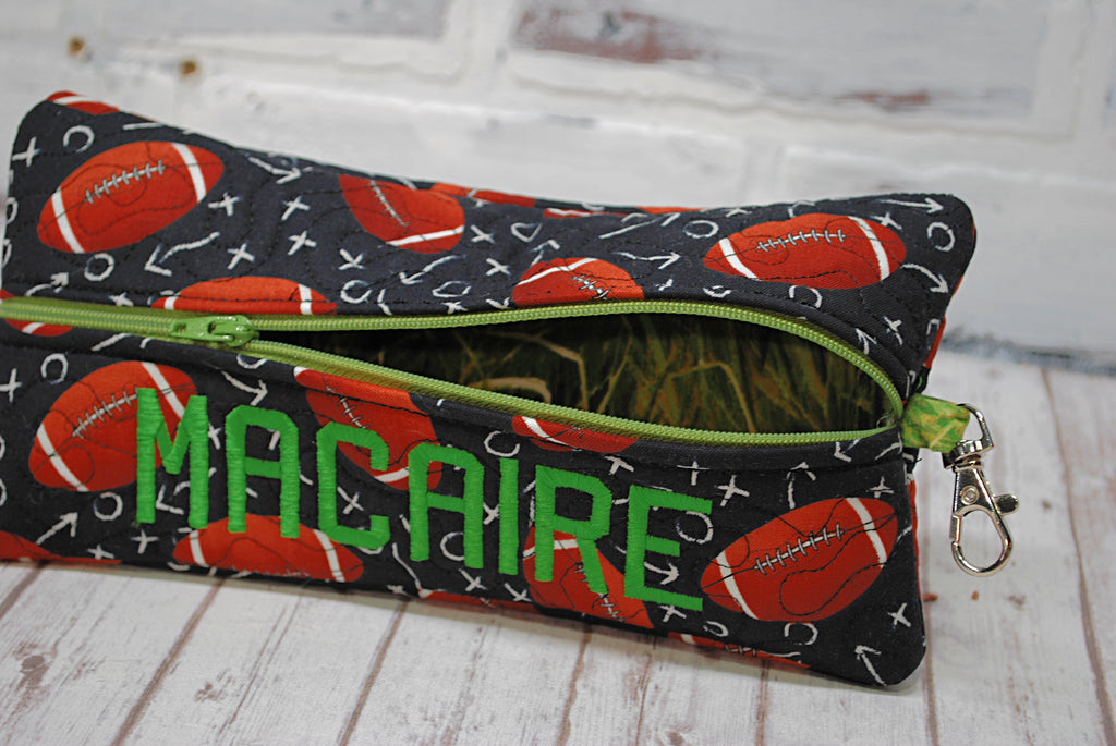 Personalized Football Pencil Case