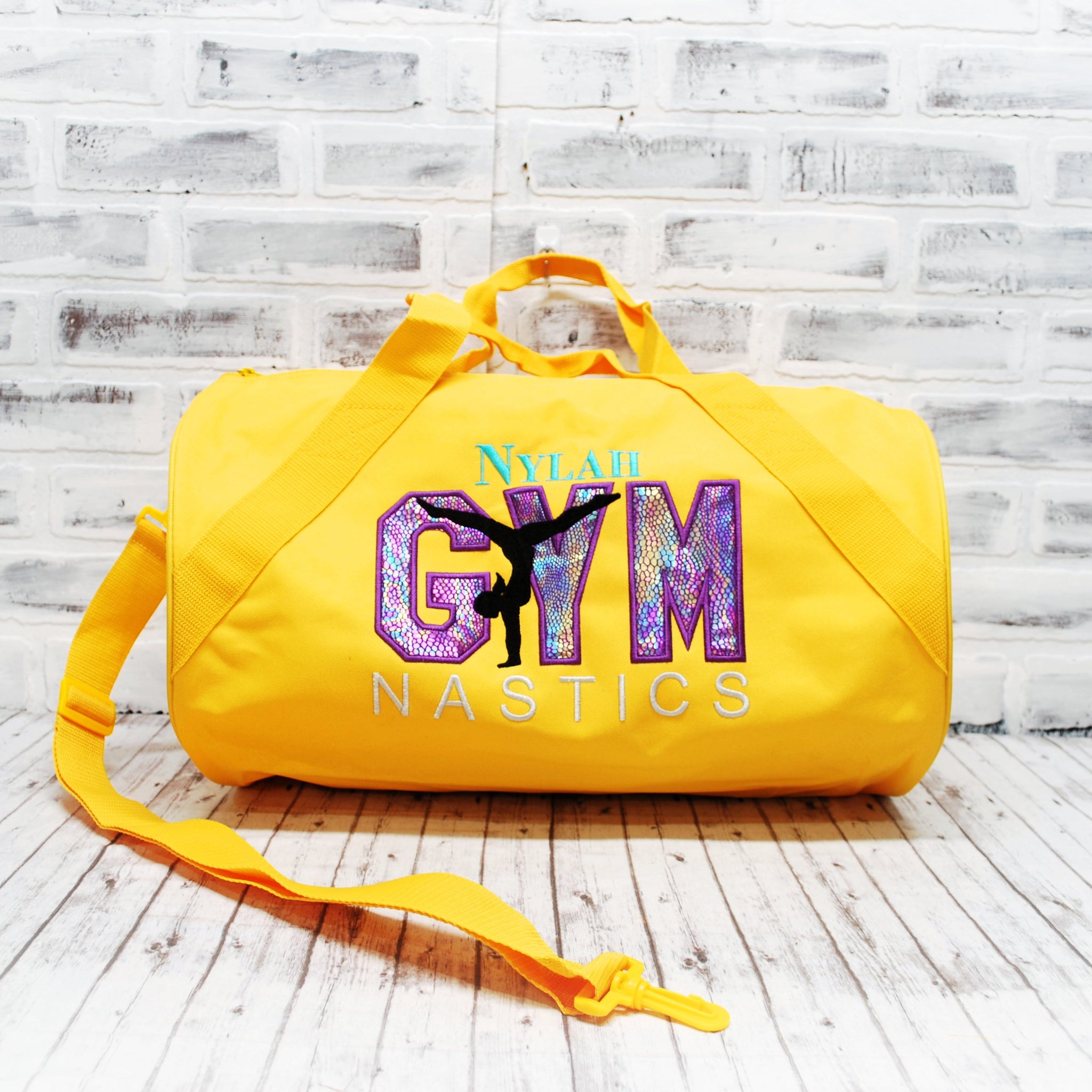 Purple Shimmer Personalized Gymnastics Tote or Duffle Bag – Persunly